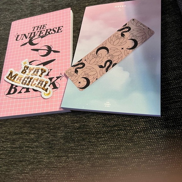 BACKTOSCHOOLBUNDLE NOTEBOOK NOTEPAD PATCH BOOKMARK - Picture 1 of 12